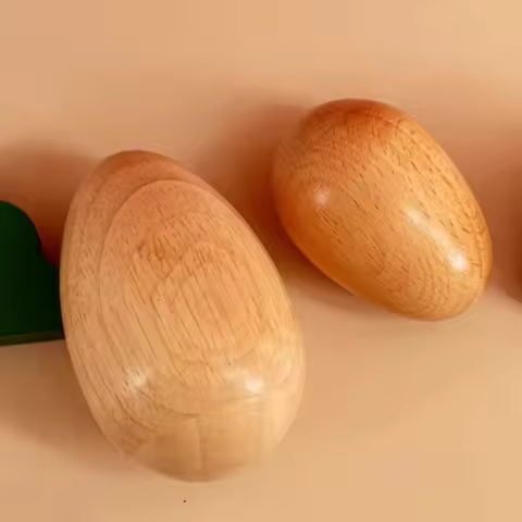 Shakers-œufs bois pédagogie musicale