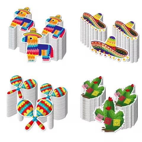 Serviettes en papier thème mexicain