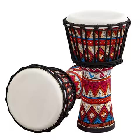 Djembé portable 8 pouces motifs