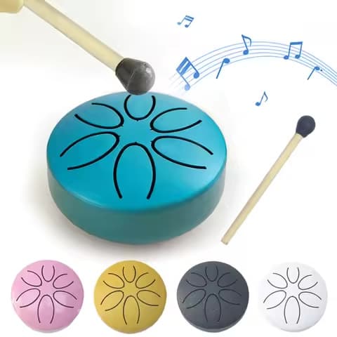 Mini tambour à langue en acier