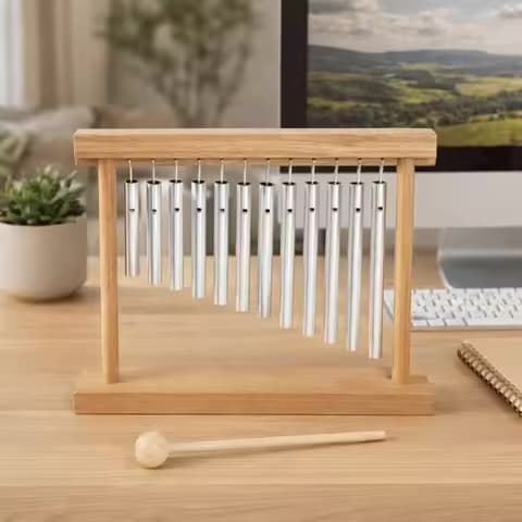 Carillon de méditation en bois